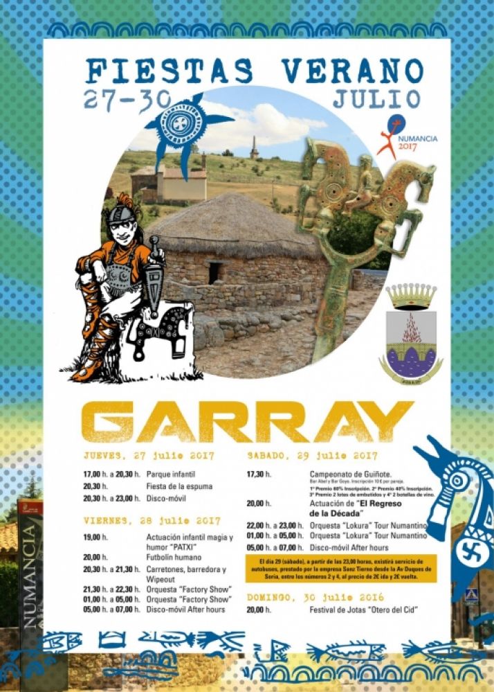 La actuación del Regreso de la Década y verbenas en Garray