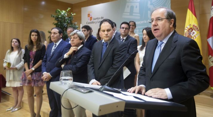 Herrera, en los Premios Jose María Segovia de Arana./Jta.