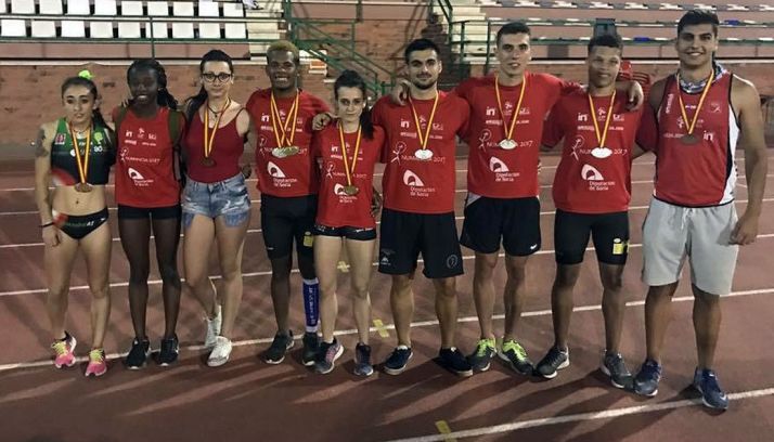 Los medallistas este fin de semana.