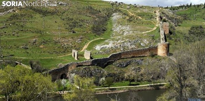 Imagen de la muralla en las orillas del Duero./SN