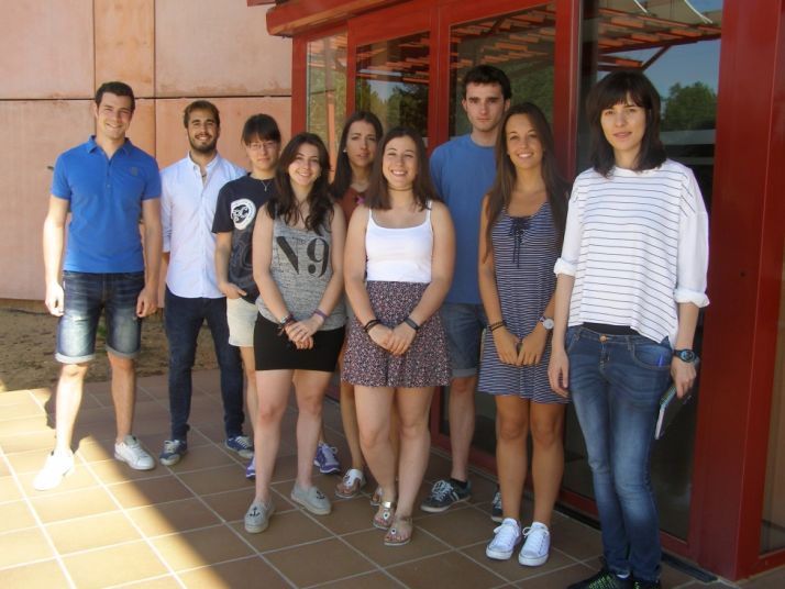 Universitarios de prácticas en el Ceder. /Subd.