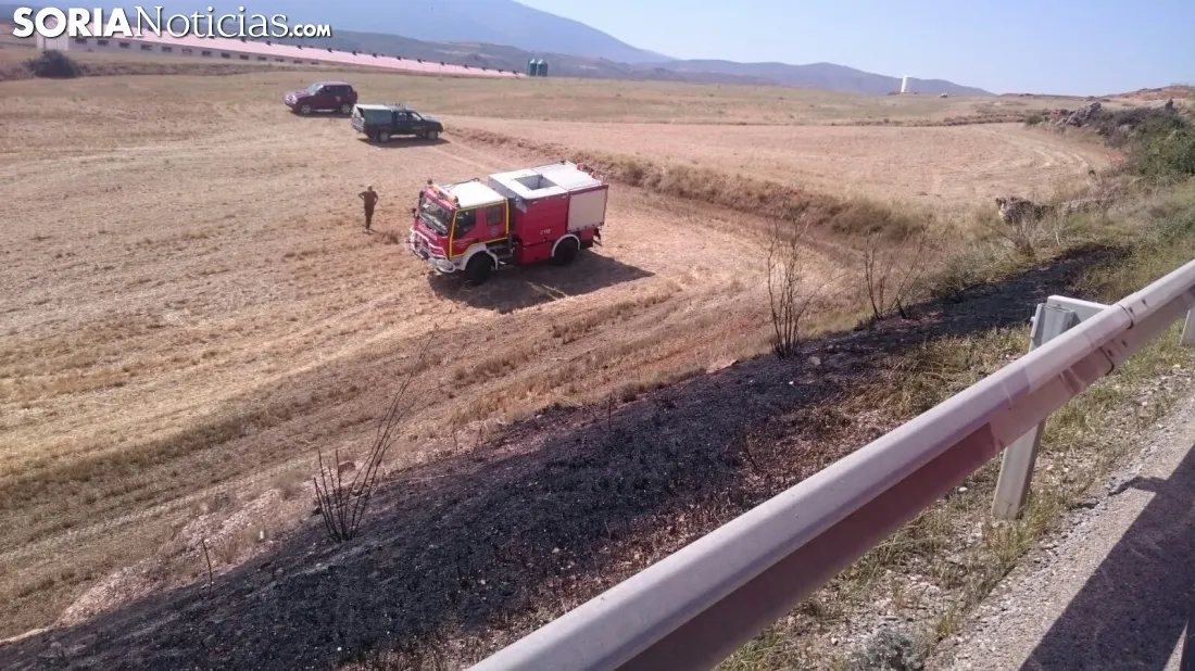 Imagen el lugar del incendio./SN