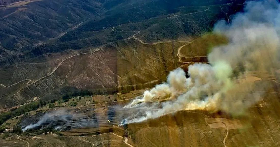 Imagen del incendio./BRIF