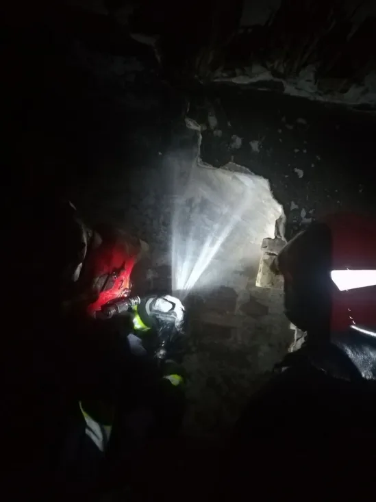 Imágenes del incencio en Cardejón.
