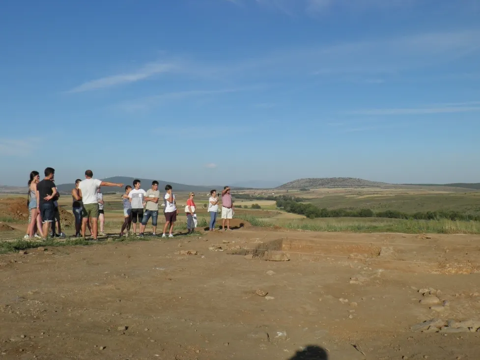 Foto 2 - Una veintena de j&oacute;venes de toda Espa&ntilde;a participan en el campo de trabajo &lsquo;La Numancia celtib&eacute;rica&rsquo;