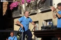 Emotivos instantes este domingo en Ágreda./SN