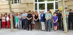 Concentración en la sede de la Subdelegación del Gobierno este viernes./SN