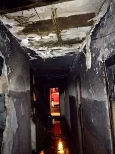 Imágenes del incencio en Cardejón.
