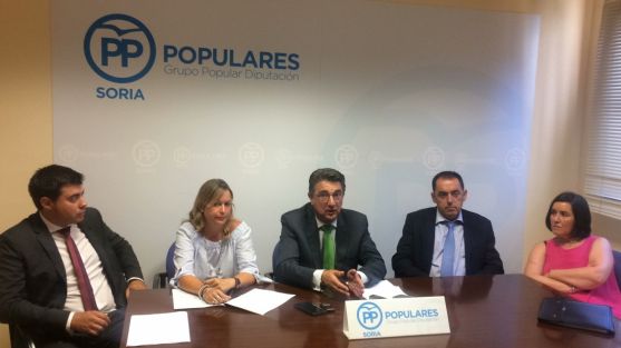 Grupo de diputados del PP de Soria.