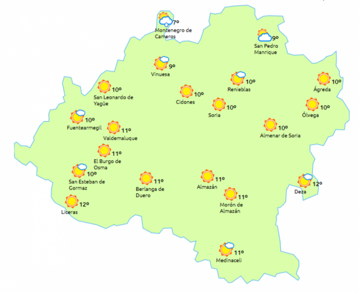 Bajan las máximas. / eltiempo.es