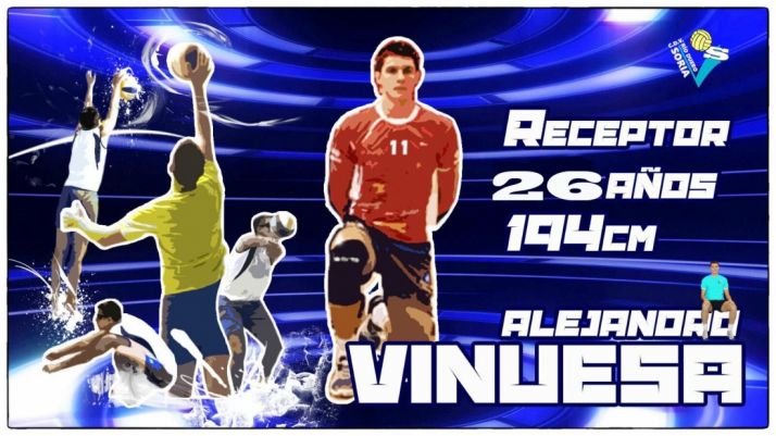 Alejandro Vinuesa se reencuentra con el voley soriano.