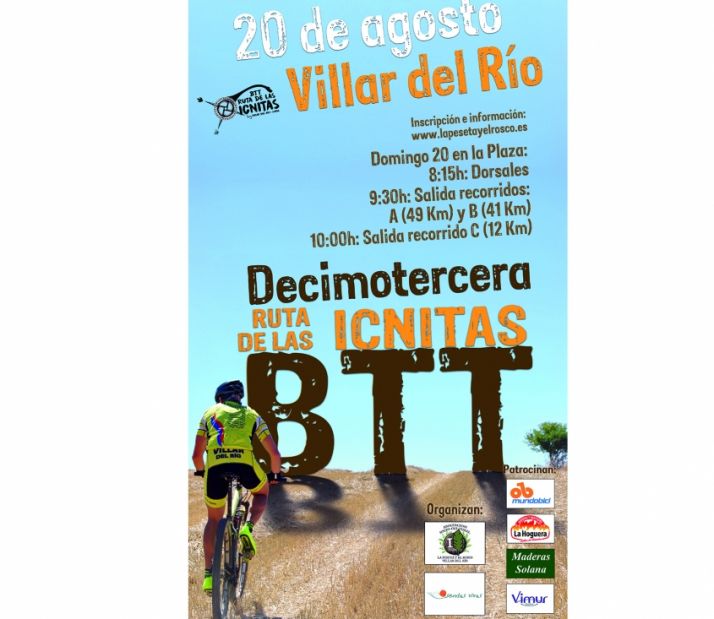 La ‘Ruta de las Icnitas’ en BTT, este fin de semana