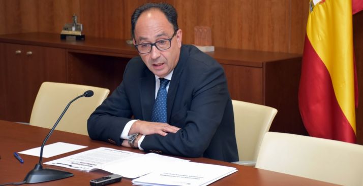 El delegado de la Junta en Soria, Manuel López, este viernes.