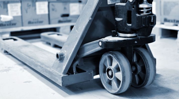 Imagen del almacén en una empresa.