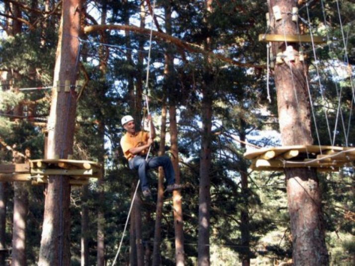 Parque de aventura en El Amogable.