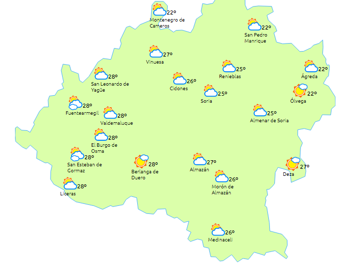 Las temperaturas sufrirán un ligero descenso