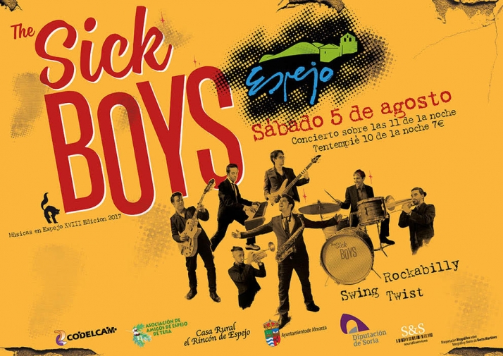 The Sick Boys actuará en Espejo de Tera