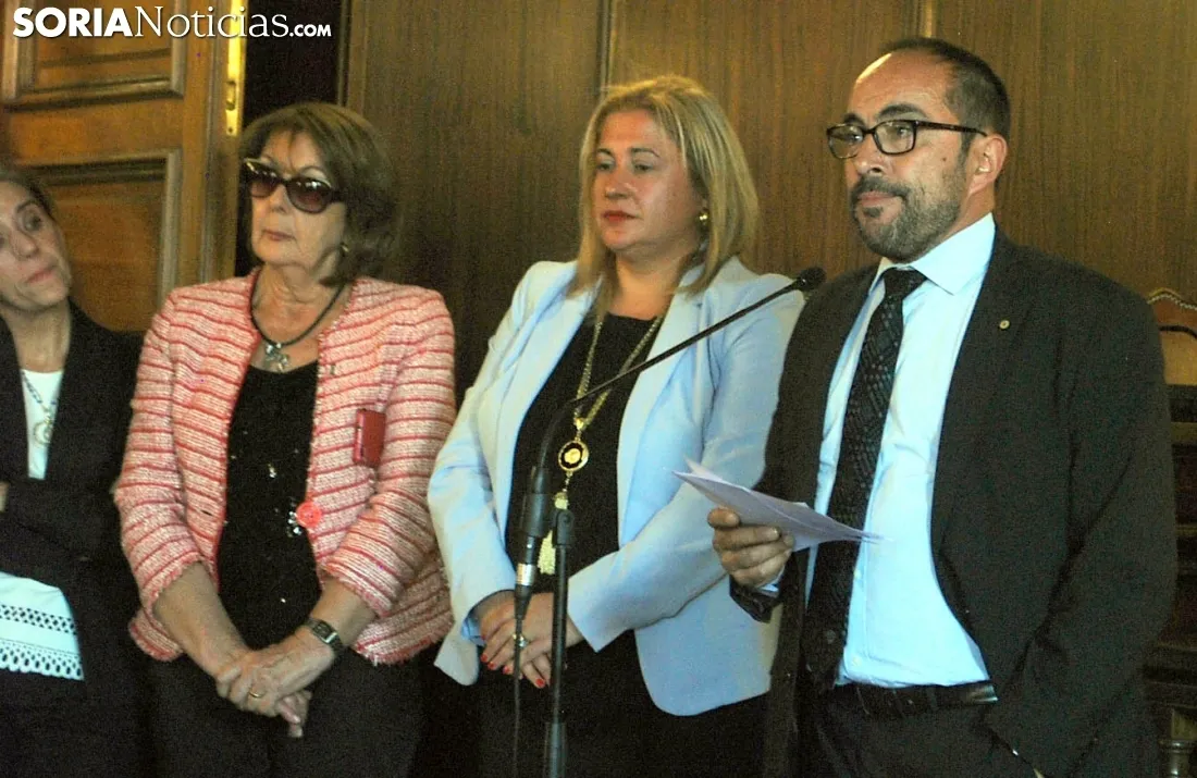 Un momento del homenaje./SN