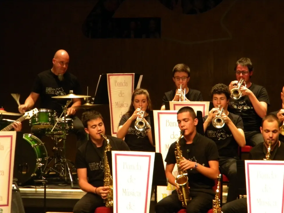 Foto 2 - La Big Band de la Banda Municipal pone el broche final al Marat&oacute;n Musical Soriano