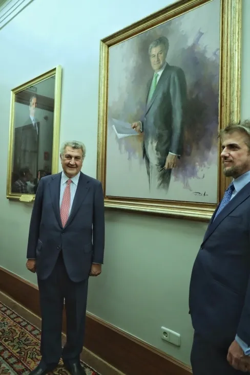 Foto 7 - El retrato de Posada ya se exhibe en el Congreso