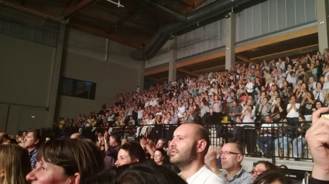 Diferentes instantes del concierto de Ara Malikian en Soria.