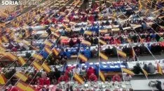 Una imagen de la alubiada este lunes de fiestas./SN