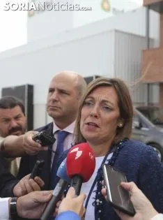 Imagen de la visita de Milagros Marcos a Nufri, este lunes./SN