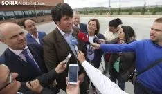 Imagen de la visita de Milagros Marcos a Nufri, este lunes./SN