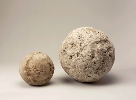 Piedras de catapulta procedentes de Numancia, ‘Pieza del mes’ del Museo Numantino