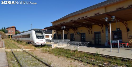 Imagen de la estación de ferrocarril, en El Cañuelo./SN