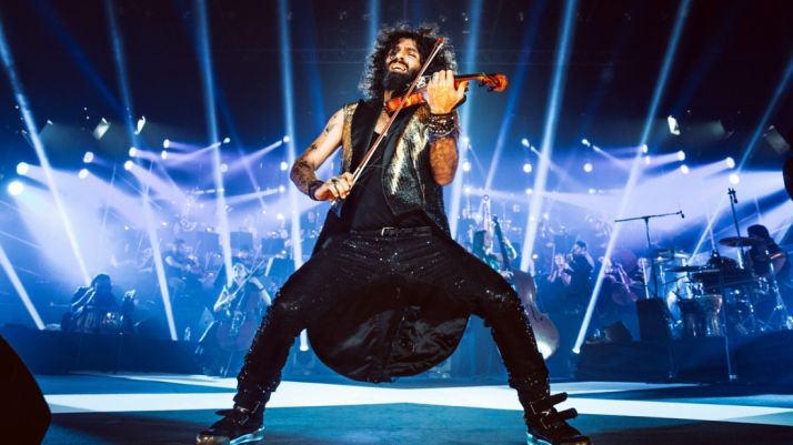 El violinista en una de sus actuaciones. /AM