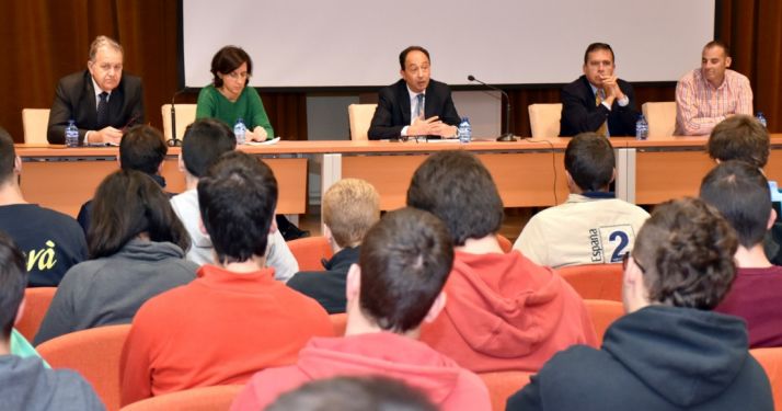 Imagen de la apertura del curso en el Centro Integrado de Formación Profesional adnamantino. 