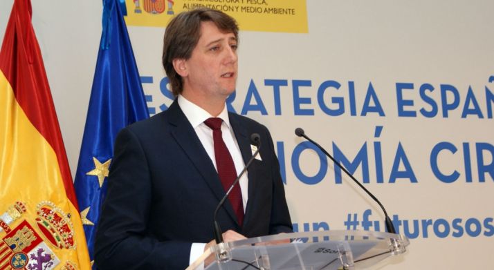 Martínez, este lunes en la sede del MAPAMA./FEMP