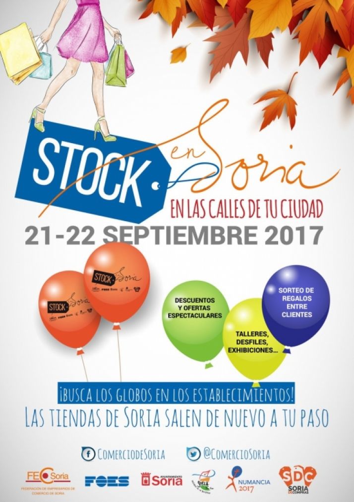 Vuelve a las calles el evento comercial Stock en Soria con 85 establecimientos