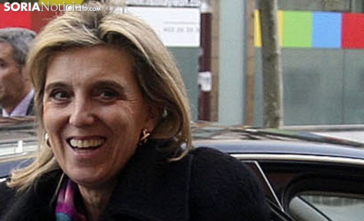 María José Salgueiro en una visita a Soria./SN