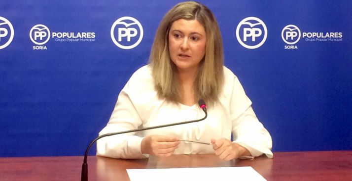 Eva García, concejal del PP capitalino.