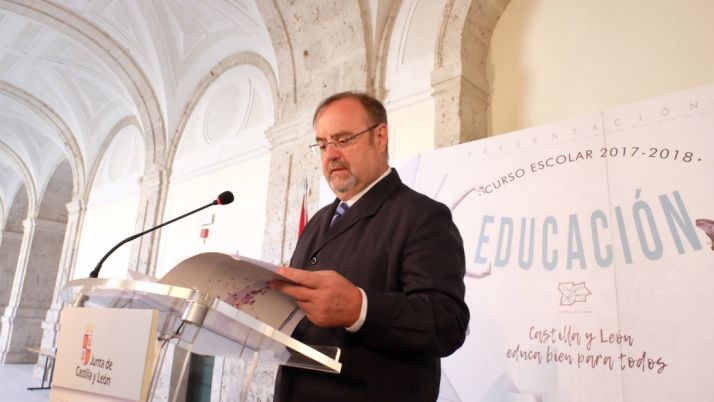 El consejero de Educación, Fernando Rey. /