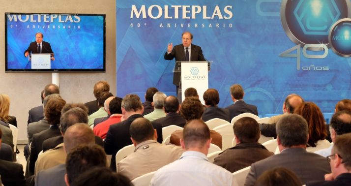 Juan Vicente Herrera, este viernes en Burgos. /Jta.