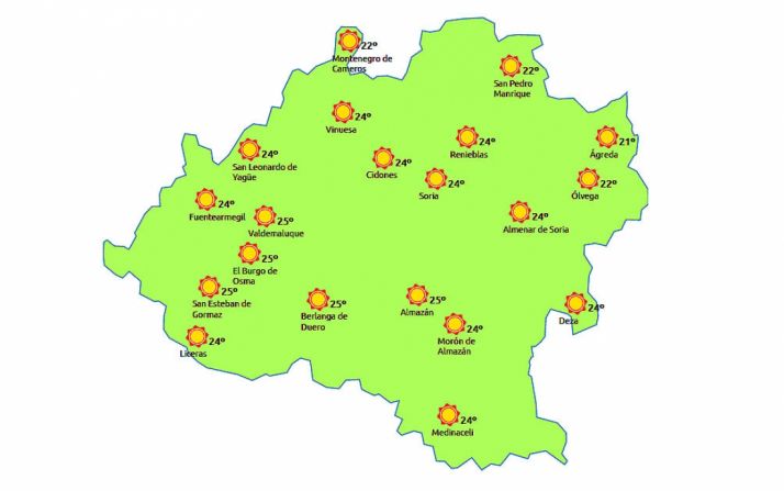 Previsión a las 15:00h./Eltiempo.es