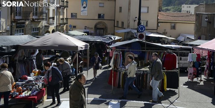 Imagen de archivo del mercadillo este año./SN