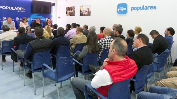 Reunión de coordinadores y secretarios del PP soriano.