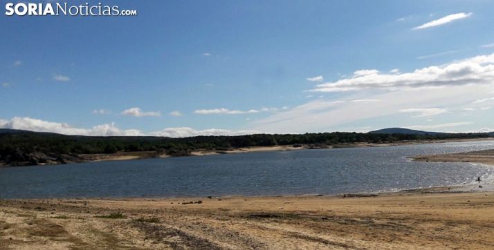Imagen del embalse este verano./SN