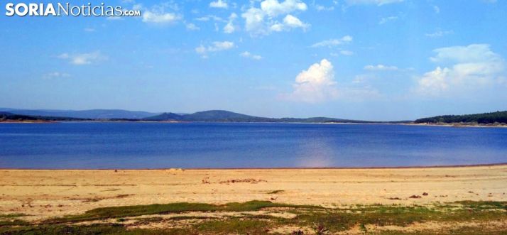 Imagen del embalse este verano./SN