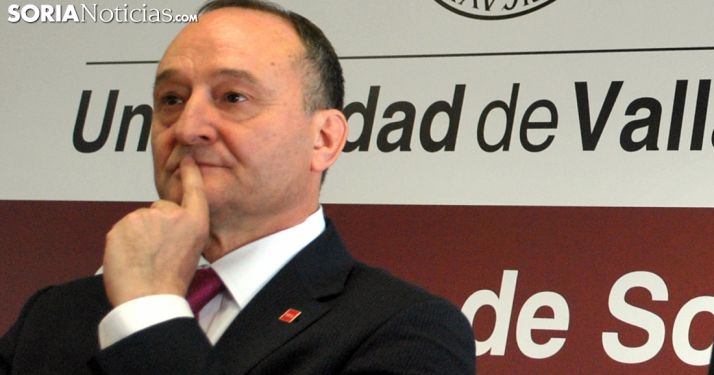 Daniel Miguel, rector de la UVa./SN