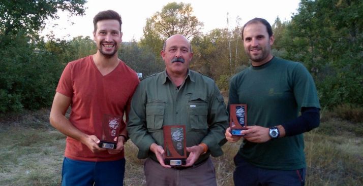 El podio del campeonato.