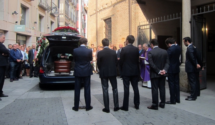 Imagen del funeral este viernes./EP