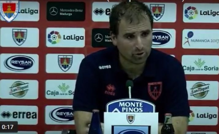 Jagoba Arrasate, entrenador del Numancia.