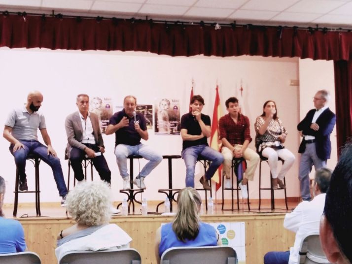 Cacho, durante el debate.