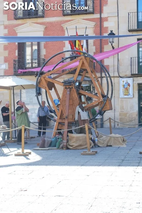 Una imagen del Mercado Medieval este viernes./SN