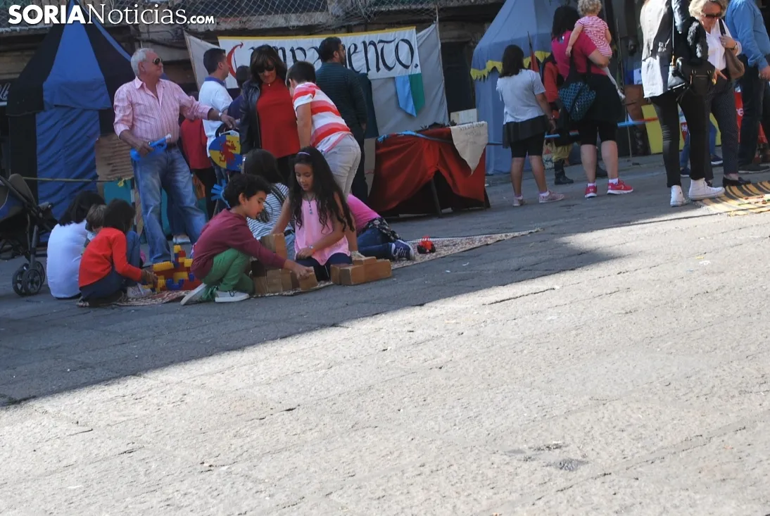 Una imagen del Mercado Medieval este viernes./SN